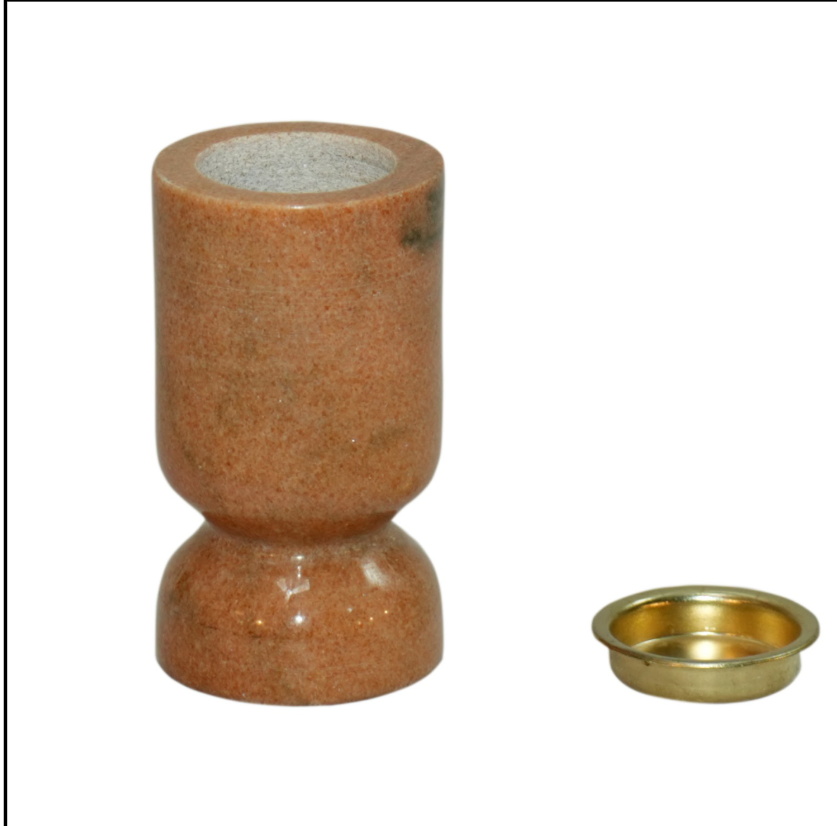 PINK & GREEN CANDLE STAND